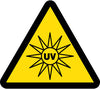 NMC ISO269AP-LABEL, GRAPHIC FOR UV HAZARD, 2IN DIA, PS VINYL (PAK OF 10)