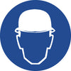 NMC ISO403AP-LABEL, GRAPHIC FOR WEAR HEAD PROTECTION, 4IN DIA, PS VINYL (PAK OF 5)
