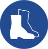 NMC ISO406AP-LABEL, GRAPHIC FOR WEAR FOOT PROTECTION, 4IN DIA, PS VINYL (PAK OF 5)