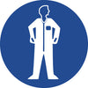 NMC ISO409AP-LABEL, GRAPHIC FOR WEAR PROTECTIVE CLOTHING, 4IN DIA, PS VINYL (PAK OF 5)