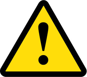 NMC ISO436AP-LABEL, GRAPHIC FOR NO GENERAL WARNING HAZARD, 4IN DIA, PS VINYL (PAK OF 5)