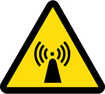 NMC ISO457AP-LABEL, GRAPHIC FOR ELECTRO MAGNETIC HAZARD, 4IN DIA, PS VINYL (PAK OF 5)