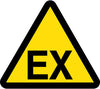 NMC ISO463AP-LABEL, GRAPHIC FOR EXPLOSIVE ATMOSPHERE HAZARD, 4IN DIA, PS VINYL (PAK OF 5)