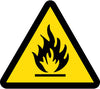 NMC ISO465AP-LABEL, GRAPHIC FOR FIRE HAZARD, 4IN DIA, PS VINYL (PAK OF 5)