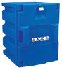 Justrite 24040  14 1/4'' X 19 1/2'' X 16 1/4'' Royal Blue Polyethylene Non-Metallic Countertop Storage Cabinet With (1) Door (For Corrosive Acids) (Capacity 2 Each 4 Liter Bottles) (1/EA)
