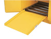Justrite 25932  28'' X 24 1/2'' Yellow Steel Drum Ramp For All Drum Cabinets (1/EA)