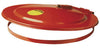 Justrite 26750  22 1/2 - 22 3/4'' Red Steel Self-Closing Drum Cover With Fusible Link (For 55 Gallon Drums) (1/EA)