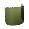 Kimberly-Clark 26262 Professional Jackson Safety 26262 Model F50 8" X 15 1/2" X .06" Green Shade 3 Unbound Polycarbonate Faceshield For Use With Headgear  (1/EA)