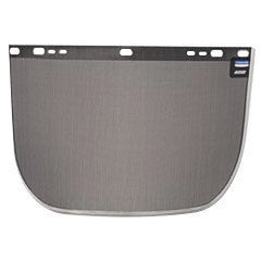 Kimberly-Clark 29081 Professional Jackson Safety Model F60 9" X 15 1/2" X .016" Black Aluminum Bound Steel Mesh Wire Faceshield For Use With Headgear  (1/EA)