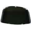Kimberly-Clark 29086 Professional Jackson Safety Model F40 9" X 15 1/2" X .06" Dark Green Unbound Propionate Faceshield For Use With Headgear  (1/EA)