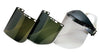 Kimberly-Clark 29090 Professional Jackson Safety Model F30 9" X 15 1/2" X .04" Dark Green Aluminum Bound Acetate Faceshield For Use With Headgear  (50/EA)