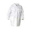 Kimberly-Clark 40049 Professional 2X White KLEENGUARD A20 MICROFORCE SMS Fabric Disposable Breathable Particle Protection Lab Coat With Snap Front Closure (25 Per Case)  (1/EA)