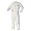 Kimberly-Clark 44305 Professional 2X White KLEENGUARD A40 Microporous Film Laminate Disposable Breathable Liquid And Particle Protection Coveralls With Front Zipper Closure (25 Per Case)