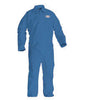 Kimberly-Clark 45234 Professional X-Large Denim Blue KLEENGUARD A60 Microporous Film Laminate Disposable Breathable Bloodborne Pathogen And Chemical Splash Protection Coveralls With Front Zipper Closure (24 Per Case)  (1/EA)