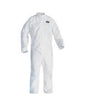 Kimberly-Clark 46115 Professional 2X KLEENGUARD A30 MICROFORCE SMS Fabric Disposable Breathable Splash And Particle Protection Coveralls With Storm Flap Over Front Zipper Closure And Elastic Across the Back (25 Per Case)  (1/EA)