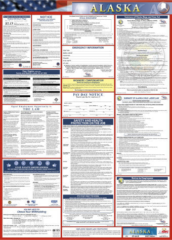NMC LLP-AK-LABOR LAW POSTER, ALASKA, 39X27 (1 EACH)