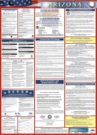 NMC LLP-AZ-LABOR LAW POSTER, ARIZONA, 39X27 (1 EACH)