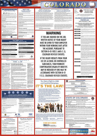 NMC LLP-CO-LABOR LAW POSTER, COLORADO, 39X27 (1 EACH)