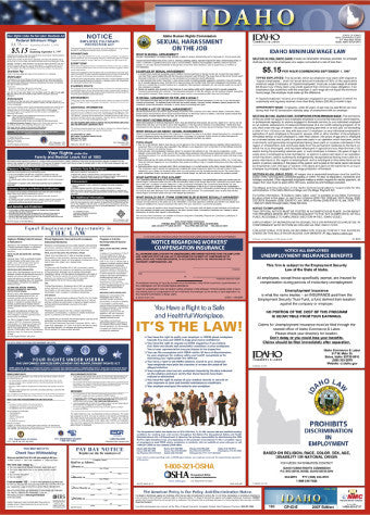 NMC LLP-ID-LABOR LAW POSTER, IDAHO, 39X27 (1 EACH)