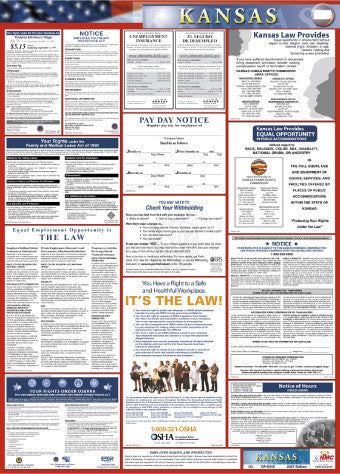 NMC LLP-KS-LABOR LAW POSTER, KANSAS, 39X27 (1 EACH)