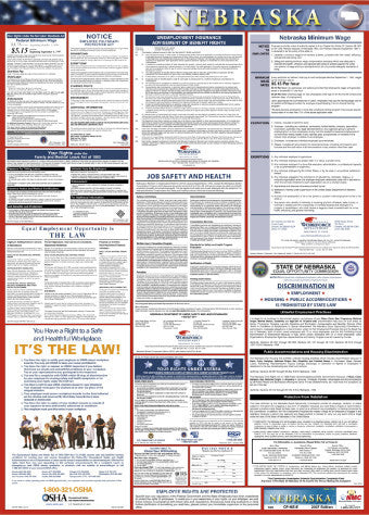 NMC LLP-NE-LABOR LAW POSTER, NEBRASKA, 39X27 (1 EACH)