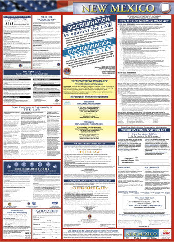 NMC LLP-NM-LABOR LAW POSTER, NEW MEXICO, 39X27 (1 EACH)