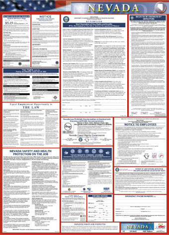NMC LLP-NV-LABOR LAW POSTER, NEVADA, 39X27 (1 EACH)