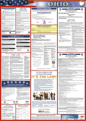 NMC LLP-OH-LABOR LAW POSTER, OHIO, 39X27 (1 EACH)
