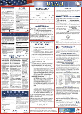 NMC LLP-UT-LABOR LAW POSTER, UTAH, 39X27 (1 EACH)