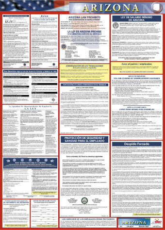 NMC LLPS-AZ-LABOR LAW POSTER, ARIZONA (SPANISH), 39X27 (1 EACH)