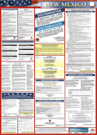 NMC LLPS-NM-LABOR LAW POSTER, NEW MEXICO (SPANISH), 39X27 (1 EACH)