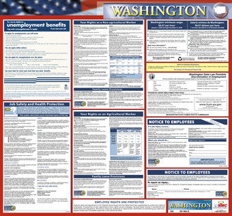 NMC LLPS-WA-LABOR LAW POSTER, WASHINGTON (SPANISH), 39X27 (1 EACH)