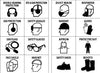 NMC LN99AP-RED TAG SYMBOLS FOR LN105RC, STATIC CLING, EACH SYMBOL 1.5X2 (PAK OF 5)