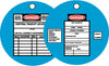 NMC LOTAG2-TAGS, LOCKOUT, 7'' DIA., TYVEK (1 EACH)