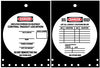 NMC LOTAG3-TAGS, LOCKOUT, 14X10, RIGID PLASTIC (1 EACH)