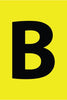 NMC LPS5B-LETTER CARD, 2'' B (10 LETTERS/CARD), PS CLOTH (1 EACH)
