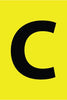 NMC LPS7C-LETTER CARD, 4'' C (5 LETTERS/CARD), PS CLOTH (1 EACH)