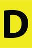 NMC LPS7D-LETTER CARD, 4'' D (5 LETTERS/CARD), PS CLOTH (1 EACH)