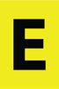 NMC LPS7E-LETTER CARD, 4'' E (5 LETTERS/CARD), PS CLOTH (1 EACH)