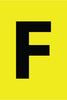 NMC LPS7F-LETTER CARD, 4'' F (5 LETTERS/CARD), PS CLOTH (1 EACH)