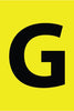 NMC LPS6G-LETTER CARD, 3'' G (6 LETTERS/CARD), PS CLOTH (1 EACH)