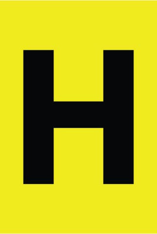 NMC LPS4H-LETTER CARD, 1'' H (10 LETTERS/CARD), PS CLOTH (1 EACH)