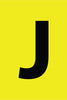 NMC LPS6J-LETTER CARD, 3'' J (6 LETTERS/CARD), PS CLOTH (1 EACH)