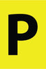 NMC LPS6P-LETTER CARD, 3'' P (6 LETTERS/CARD), PS CLOTH (1 EACH)