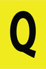 NMC LPS7Q-LETTER CARD, 4'' Q (5 LETTERS/CARD), PS CLOTH (1 EACH)