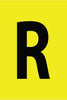 NMC LPS6R-LETTER CARD, 3'' R (6 LETTERS/CARD), PS CLOTH (1 EACH)