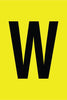 NMC LPS6W-LETTER CARD, 3'' W (6 LETTERS/CARD), PS CLOTH (1 EACH)