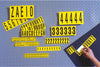 NMC NPS77-NUMBER CARD, 4'' 7 (5 NUMBERS/CARD), PS CLOTH (1 EACH)