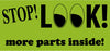 NMC LR02AL-LABELS, STOP..LOOK..., 2  X 4 1/4, PS PAPER (1 ROLL)