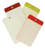 NMC LVS203Y-TAGS, OVERLAMINATE, BLANK, YELLOW, 3 1/4X5 1/2, UNRIP VINYL (PAK OF 25)